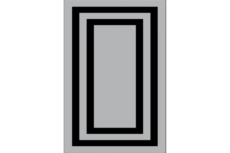 Homefesto Tæppe 80x300 cm, Flerfarvet/Velour