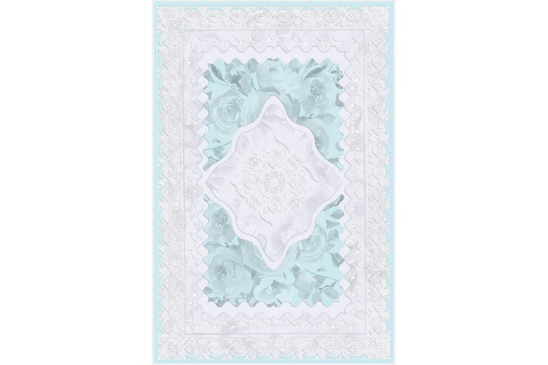 Homefesto Tæppe 80x300 cm - Flerfarvet/Velour - Tekstiler - Tæpper - Orientalske tæpper