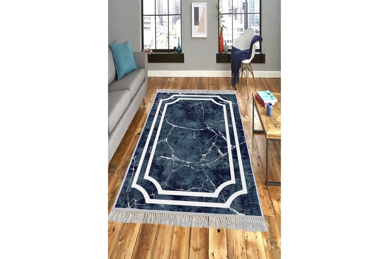 Homefesto Tæppe 80x300 cm, Multifarvet/Fløjl