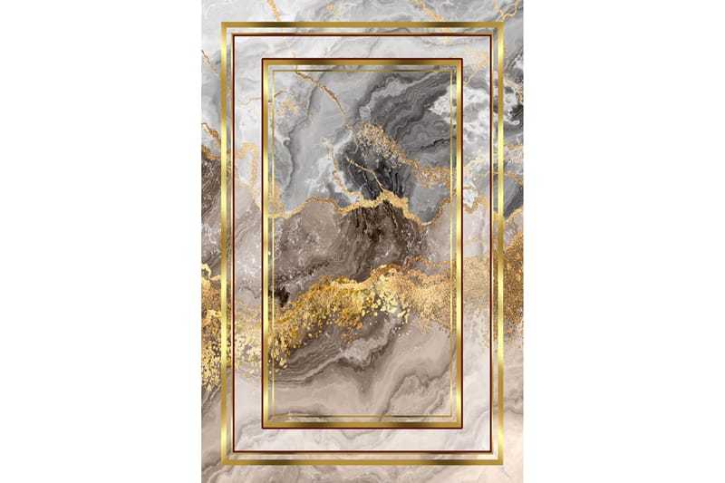 Homefesto Tæppe 80x300 cm, Multifarvet/Fløjl