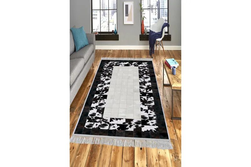 Homefesto Tæppe 80x300 cm, Multifarvet/Fløjl