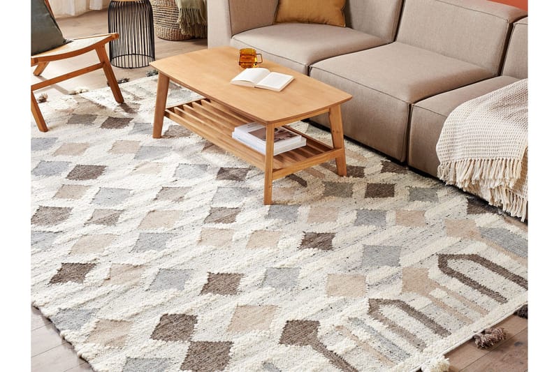 Kaghtsrashen Kelimtæppe 200x300 cm - Beige - Tekstiler - Tæpper - Orientalske tæpper - Kelimtæpper