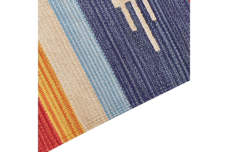 Kamaris Kelimtæppe 80x150 cm - Rød - Tekstiler - Tæpper - Orientalske tæpper - Kelimtæpper