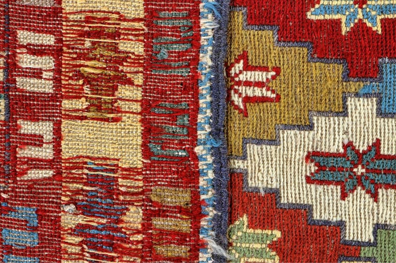 Håndknyttet persisk tæppe Varni 102x143 cm Kelim - Flerfarvet - Kelimtæpper