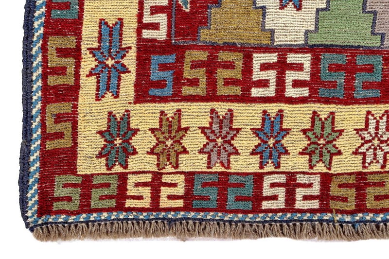 Håndknyttet persisk tæppe Varni 102x143 cm Kelim - Flerfarvet - Kelimtæpper