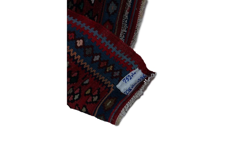 Håndknyttet Persisk tæppe 100x226 cm Kelim - Rød / blå - Kelimtæpper