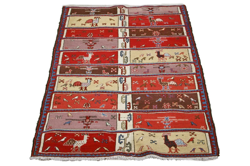 Håndknyttet persisk tæppe Varni 116x184 cm Kelim - Flerfarvet - Kelimtæpper