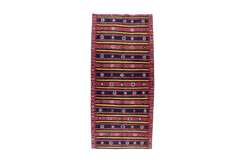 Håndknyttet Persisk tæppe 143x328 cm Kelim - Flerfarvet - Kelimtæpper