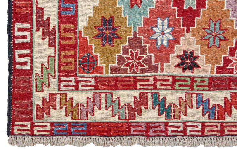 Håndknyttet persisk tæppe Varni 105x150 cm Kelim - Flerfarvet - Kelimtæpper