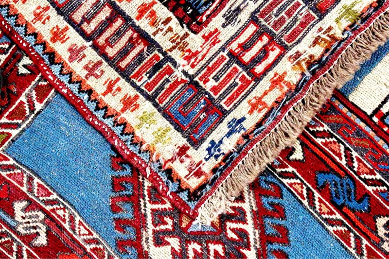 Håndknyttet persisk tæppe Varni 98x136 cm Kelim - Flerfarvet - Kelimtæpper