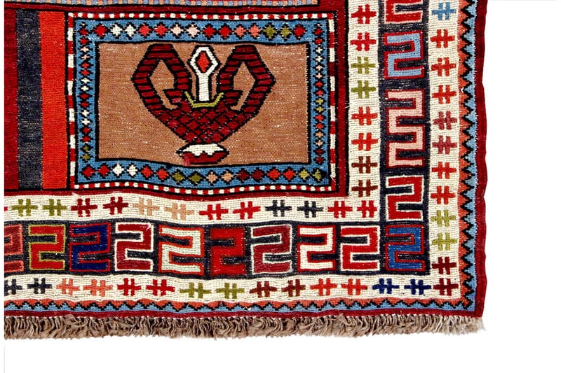 Håndknyttet persisk tæppe Varni 98x136 cm Kelim - Flerfarvet - Kelimtæpper