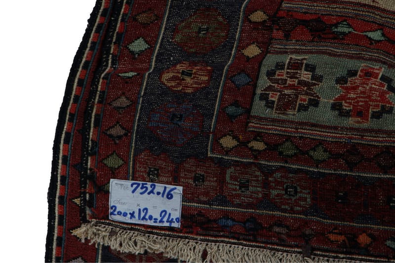 Håndknyttet persisk tæppe Varni 120x200 cm Kelim - Flerfarvet - Kelimtæpper