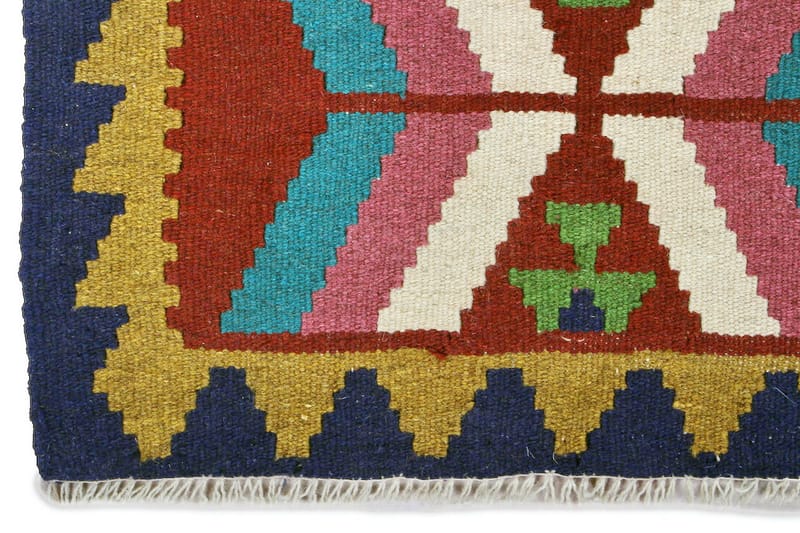 Håndknyttet persisk tæppe 65x190 cm Kelim - Flerfarvet - Kelimtæpper