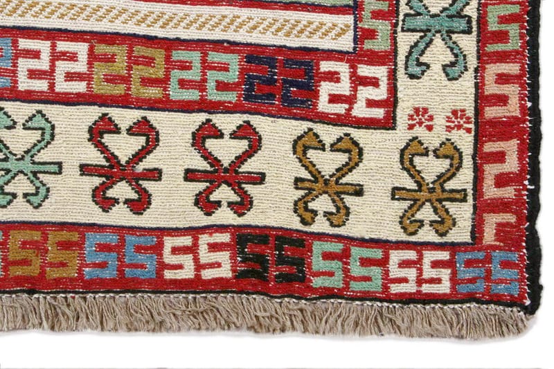 Håndknyttet persisk tæppe Varni 97x143 cm Kelim - Flerfarvet - Kelimtæpper