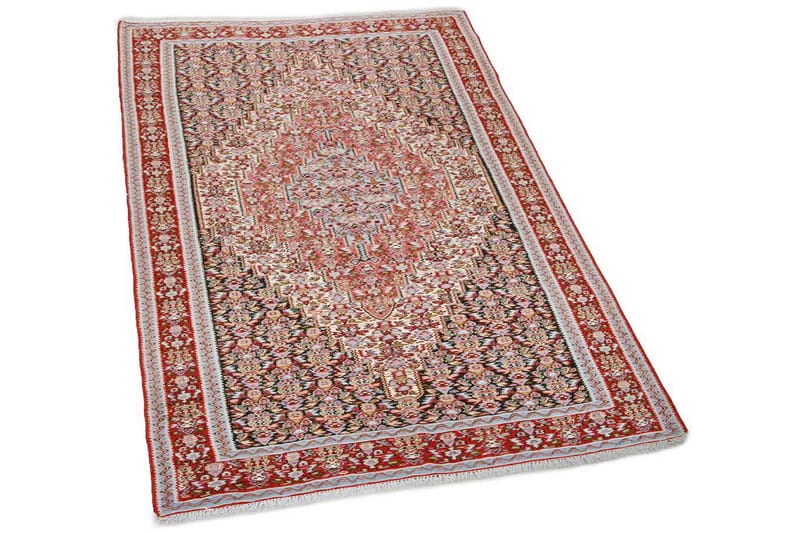Håndknyttet Persisk tæppe 150x253 cm Kelim - Beige / rød - Kelimtæpper