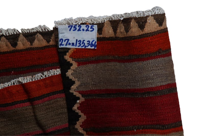 Håndknyttet Persisk tæppe 135x270 cm Kelim - Flerfarvet - Kelimtæpper