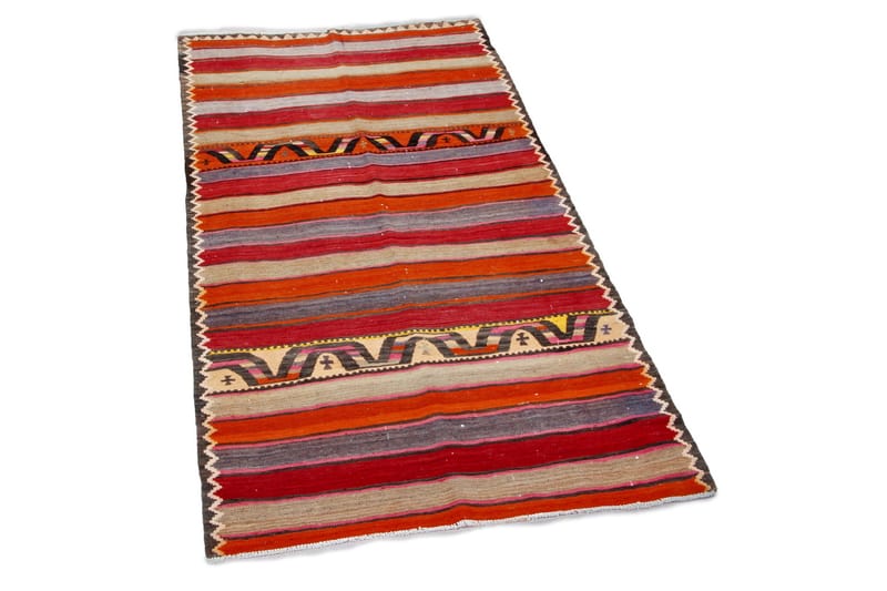 Håndknyttet Persisk tæppe 135x270 cm Kelim - Flerfarvet - Kelimtæpper
