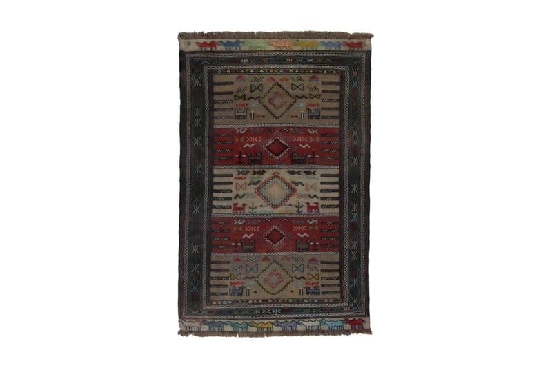 Håndknyttet persisk tæppe 113x176 cm Kelim - Flerfarvet - Kelimtæpper