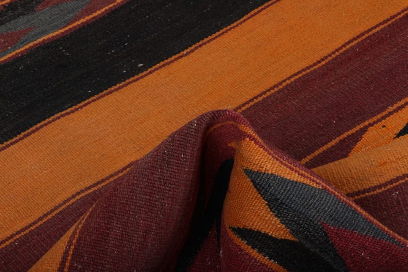 Håndknyttet Persisk tæppe 130x334 cm Kelim - Flerfarvet - Kelimtæpper