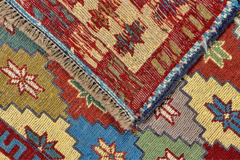 Håndknyttet persisk tæppe Varni 106x143 cm Kelim - Flerfarvet - Kelimtæpper