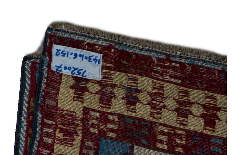 Håndknyttet persisk tæppe Varni 106x143 cm Kelim - Flerfarvet - Kelimtæpper