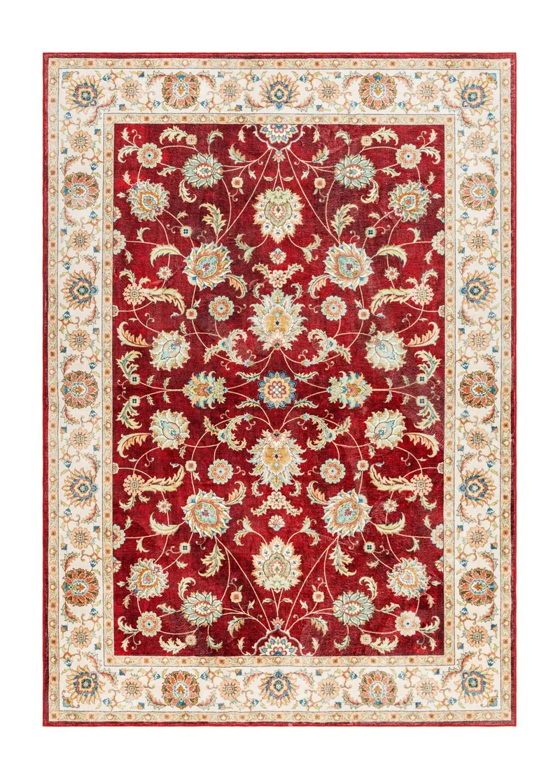 Maskinvævet tæppe KM Home Tarfaya 240x340 cm Rød, Rød