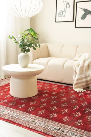 Maskinvævet tæppe KM Home Tarfaya 240x340 cm Rød - Rød - Tekstiler - Tæpper - Orientalske tæpper