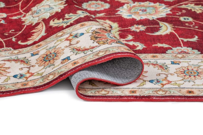 Maskinvævet tæppe KM Home Tarfaya 240x340 cm Rød - Rød - Tekstiler - Tæpper - Orientalske tæpper