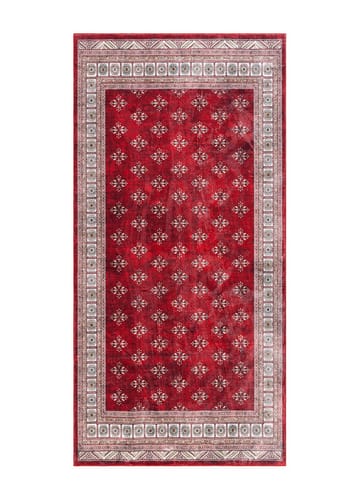 Maskinvævet tæppe KM Home Tarfaya 80x300 cm Rød - Rød - Tekstiler - Tæpper - Orientalske tæpper