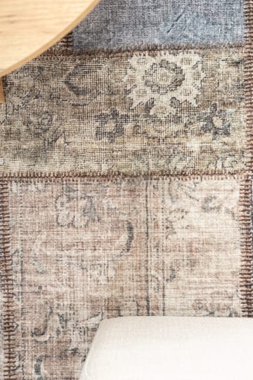 Maskinvævet tæppe KM Home Tarfaya Patch 240x340 Smaragdgrøn - Smaragdgrøn - Tekstiler - Tæpper - Orientalske tæpper - Patchwork tæppe