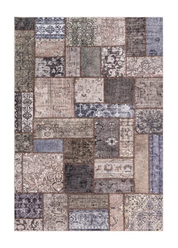 Maskinvævet tæppe KM Home Tarfaya Patch 240x340 Smaragdgrøn - Smaragdgrøn - Tekstiler - Tæpper - Orientalske tæpper - Patchwork tæppe