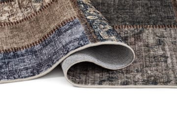 Maskinvævet tæppe KM Home Tarfaya Patch 240x340 Smaragdgrøn - Smaragdgrøn - Tekstiler - Tæpper - Orientalske tæpper - Patchwork tæppe