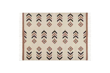 Niavan Kelimtæppe 200x300 cm - Beige - Tekstiler - Tæpper - Orientalske tæpper - Kelimtæpper