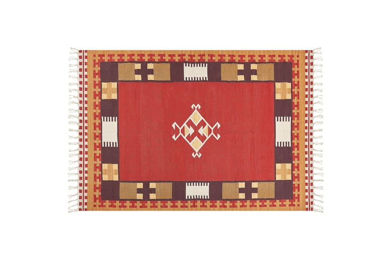 Parakar Kelimtæppe 160x230 cm, Rød