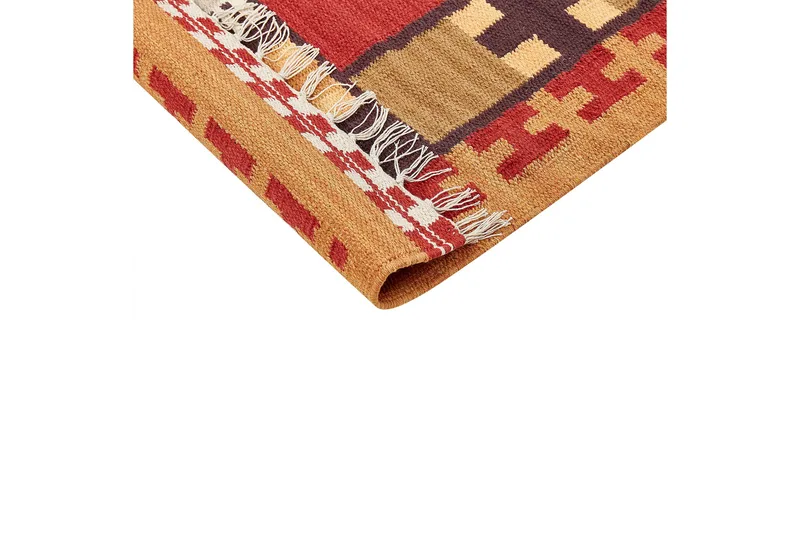 Parakar Kelimtæppe 200x300 cm - Rød - Tekstiler - Tæpper - Orientalske tæpper - Kelimtæpper