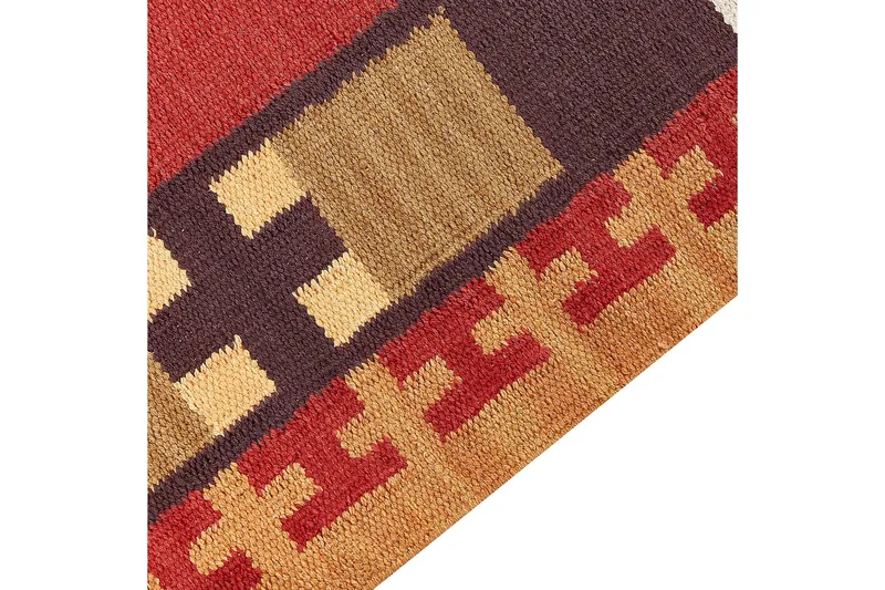 Parakar Kelimtæppe 200x300 cm - Rød - Tekstiler - Tæpper - Orientalske tæpper - Kelimtæpper