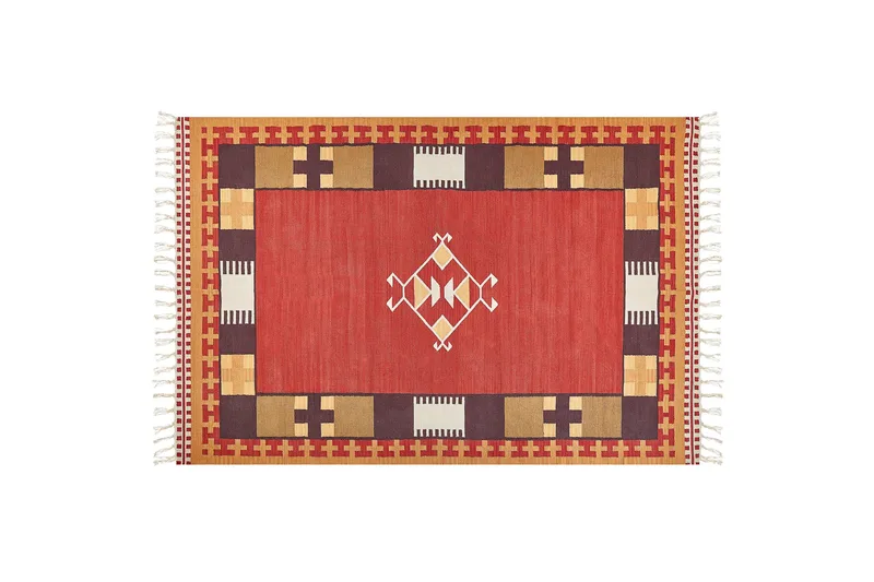 Parakar Kelimtæppe 200x300 cm, Rød