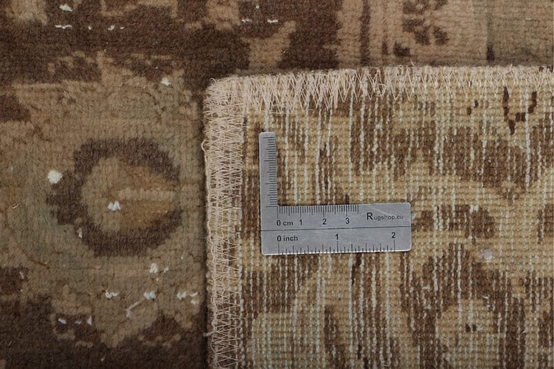 Håndknyttet patchwork tæppe uld / garn flerfarvet 156x166cm - Patchwork tæppe - Håndvævede tæpper