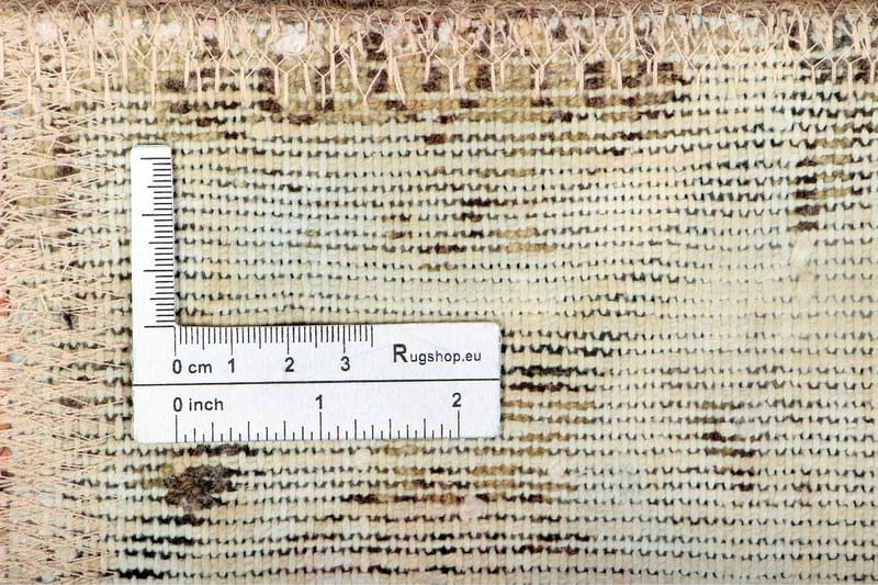 Håndknyttet Persisk lappetæppe 168x223 cm - Beige / brun - Patchwork tæppe
