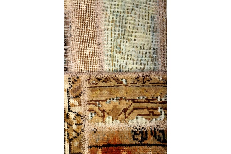 Håndknyttet Persisk lappetæppe 175x227 cm - Flerfarvet - Patchwork tæppe