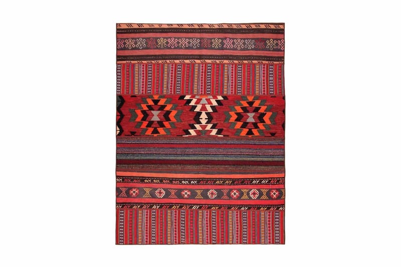 Håndknyttet Persisk tæppe 151x203 cm Kelim - Flerfarvet - Patchwork tæppe