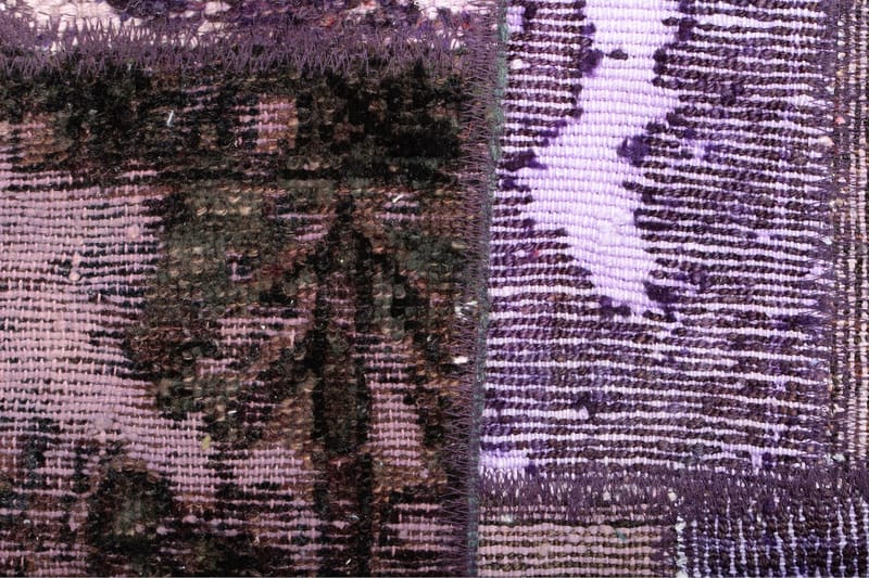 Håndknyttet persisk Patchwork Uldtæppe 164x231 cm Garn - Flerfarvet - Patchwork tæppe