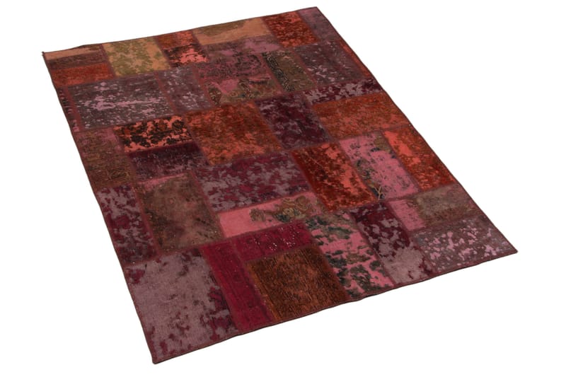 Håndknyttet Persisk lappetæppe 175x235 cm - Flerfarvet - Patchwork tæppe