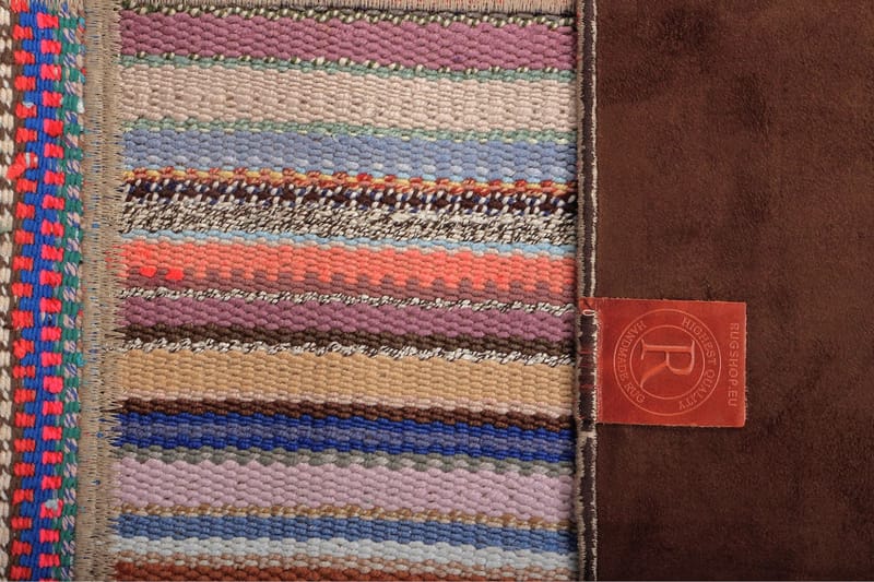 Håndknyttet persisk Patchwork Uldtæppe 147x203 cm Garn - Flerfarvet - Patchwork tæppe
