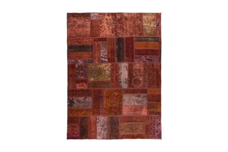 Håndknyttet Persisk lappetæppe 175x240 cm - Flerfarvet - Patchwork tæppe