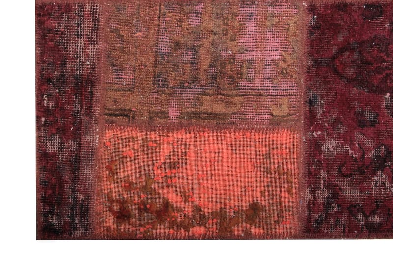 Håndknyttet persisk Patchwork Uldtæppe 170x239 cm Garn - Flerfarvet - Patchwork tæppe