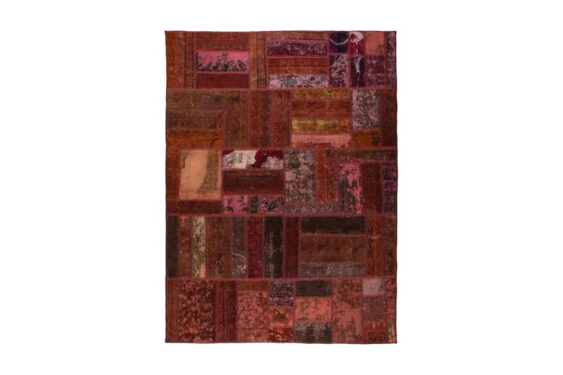 Håndknyttet Persisk lappetæppe 175x239 cm - Flerfarvet - Patchwork tæppe