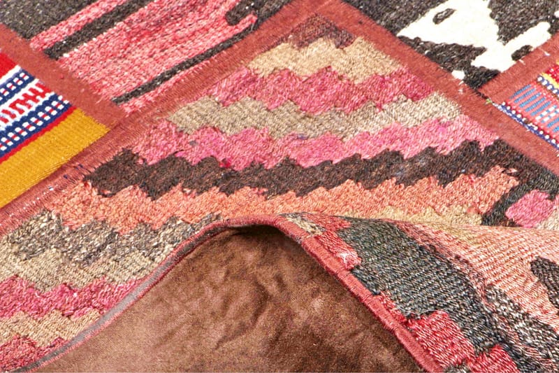 Håndknyttet Persisk lappetæppe 170x230 cm - Flerfarvet - Patchwork tæppe