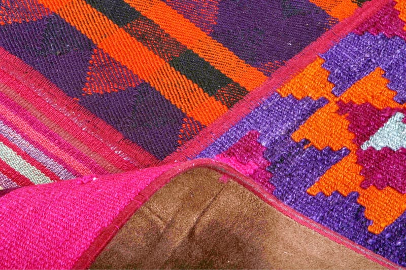 Håndknyttet Persisk tæppe 153x207 cm Kelim - Flerfarvet - Patchwork tæppe