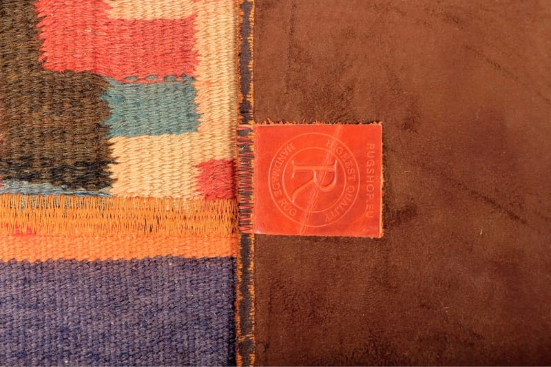 Håndknyttet persisk Patchwork Uldtæppe 70x251 cm Garn - Flerfarvet - Patchwork tæppe